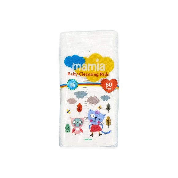 Baby Cleansing Pads 60 Pack Mamia